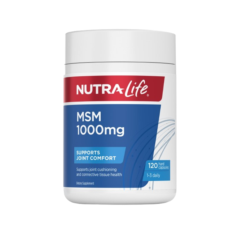 Nutralife 纽乐 有机硫强效关节止痛胶囊1000mg 120粒 缓解关节痛炎 Nutralife 纽乐 有机硫强效关节止痛胶囊1000mg 120粒 缓解关节痛炎