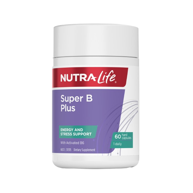 Nutralife 纽乐 超级维生素B群 缓解压力 胶囊plus 60粒 日服型 Nutralife 纽乐 超级维生素B群 缓解压力 胶囊plus 60粒 日服型