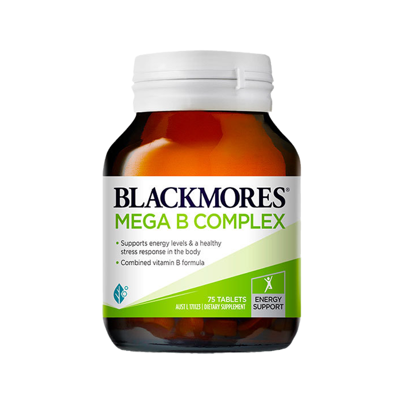 Blackmores 澳佳宝 超级复合维生素B群 75粒 缓解压力 Blackmores 澳佳宝 超级复合维生素B群 75粒 缓解压力