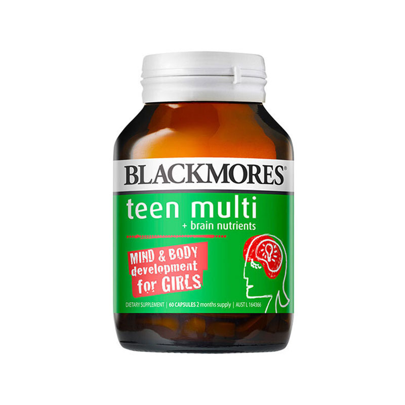 Blackmores 澳佳宝 青少年大脑发育营养胶囊 女孩发育 60粒 Blackmores 澳佳宝 青少年大脑发育营养胶囊 女孩发育 60粒
