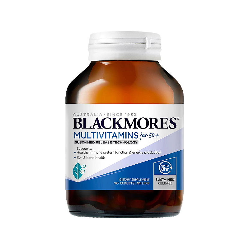 Blackmores 澳佳宝 50岁以上 复合维生素 90片(含碘) Blackmores 澳佳宝 50岁以上 复合维生素 90片(含碘)