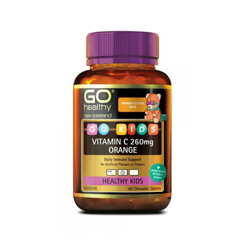 Go healthy 高之源 儿童维C咀嚼片 橙子味 60粒 Go healthy 高之源 儿童维C咀嚼片 橙子味 60粒