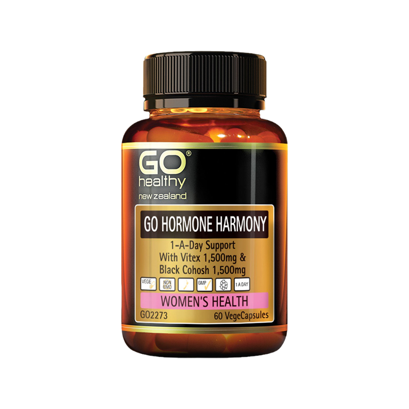 Go healthy 高之源 女性圣洁莓胶囊 荷尔蒙平衡素 60粒 Go healthy 高之源 女性圣洁莓胶囊 荷尔蒙平衡素 60粒