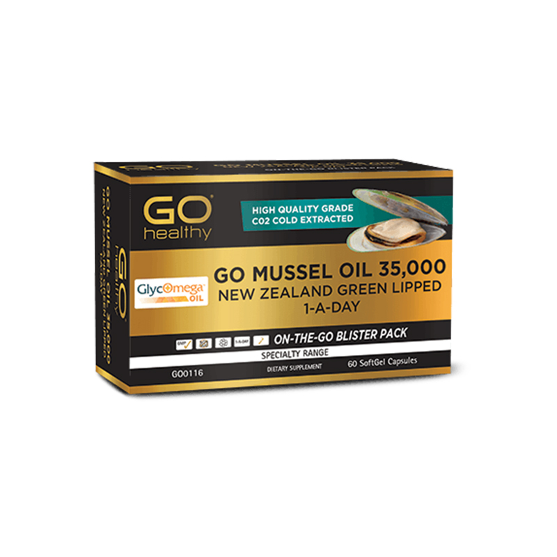 Go Healthy 高之源 青口精软胶囊 60粒 Go Healthy 高之源 青口精软胶囊 60粒