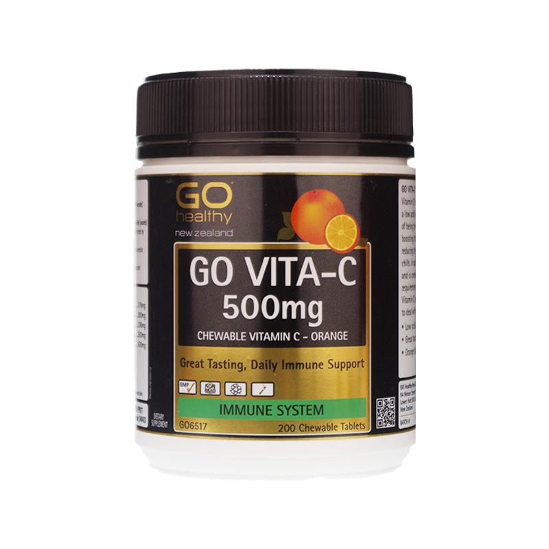 Go Healthy 高之源 维生素C 500mg 咀嚼片 200片 Go Healthy 高之源 维生素C 500mg 咀嚼片 200片
