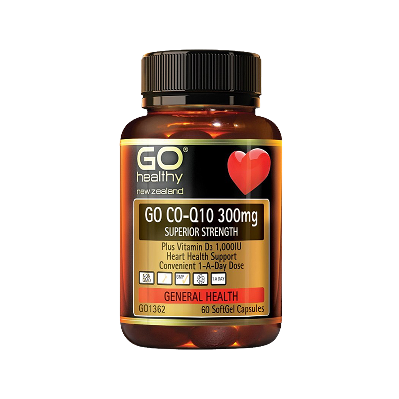Go Healthy 高之源 辅酶Q10胶囊 高含量300mg 保护心脏 60粒(氧化型) Go Healthy 高之源 辅酶Q10胶囊 高含量300mg 保护心脏 60粒(氧化型)