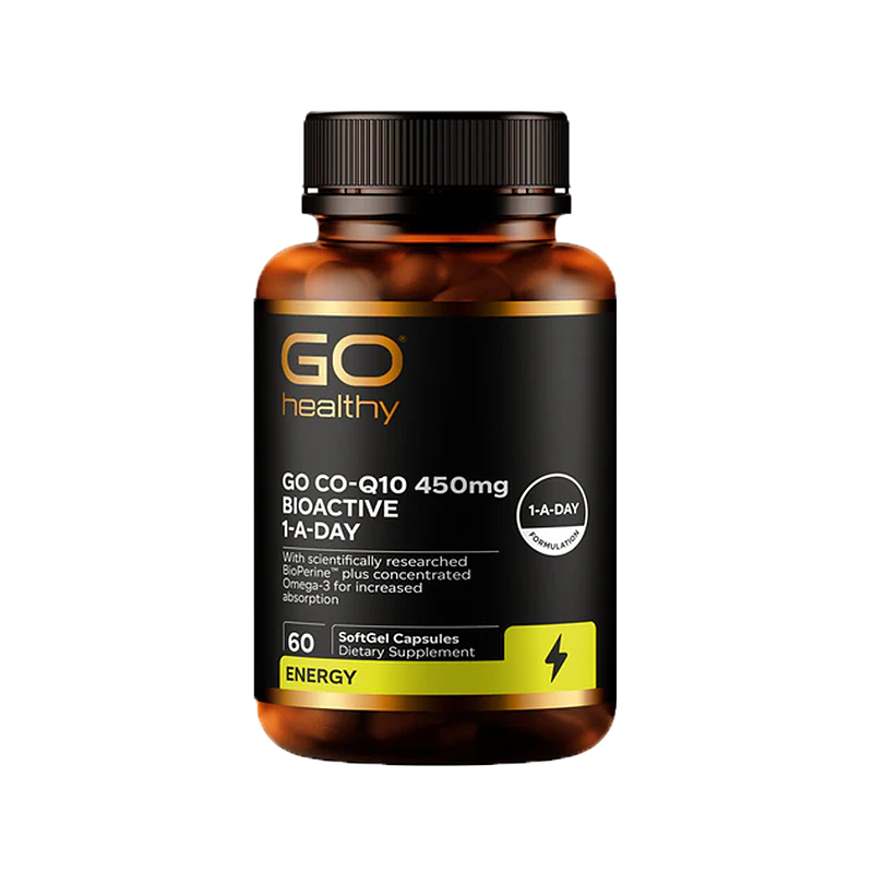 Go Healthy 高之源 辅酶Q10胶囊 护心宝 450mg 60粒(氧化型) Go Healthy 高之源 辅酶Q10胶囊 护心宝 450mg 60粒(氧化型)