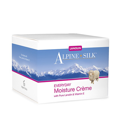 Alpine Silk 日常保湿霜 纯羊毛脂维生素E每日保湿面部肌肤 100g Alpine Silk 日常保湿霜 纯羊毛脂维生素E每日保湿面部肌肤 100g