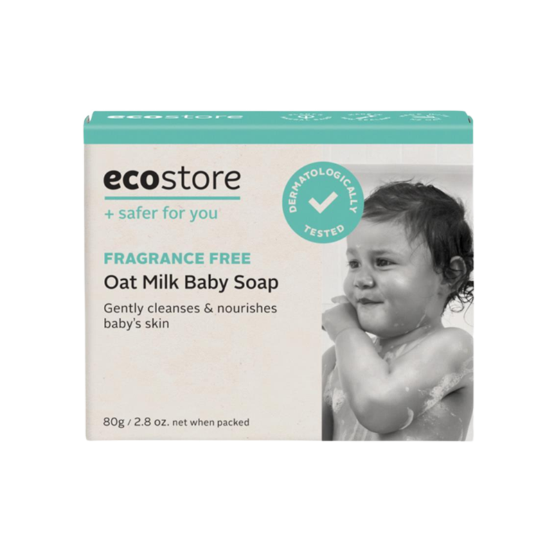 ecostore 宜可诚  婴儿 燕麦香皂 80g 滋润温和 呵护新生皮肤