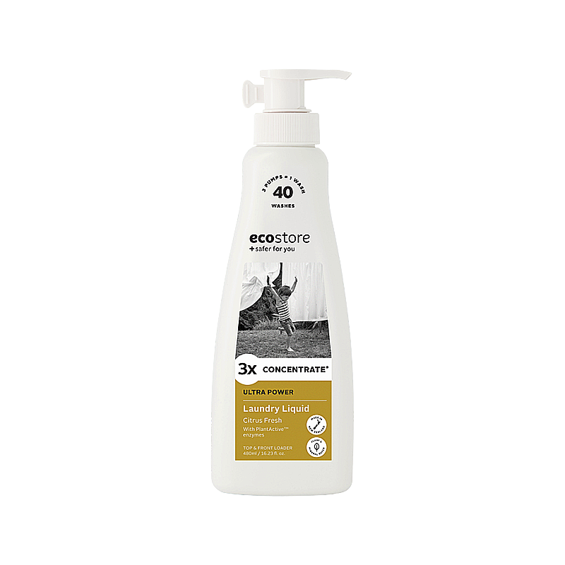 ecostore 宜可诚 超强力 洗衣液3x CONC 480ml