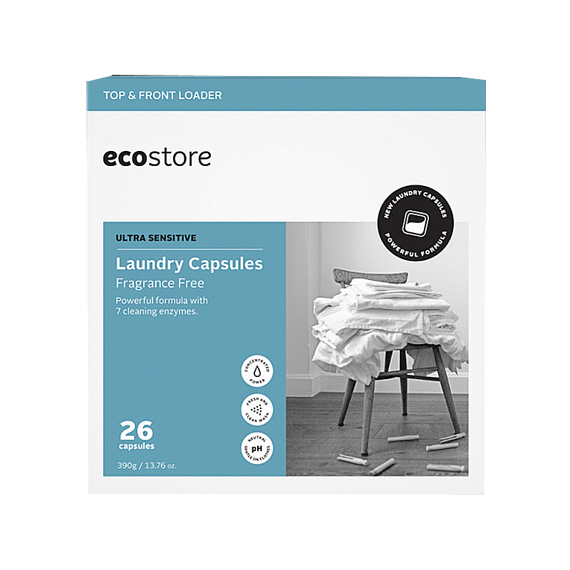 ecostore 宜可诚 洗衣胶囊-超敏感26粒  390g