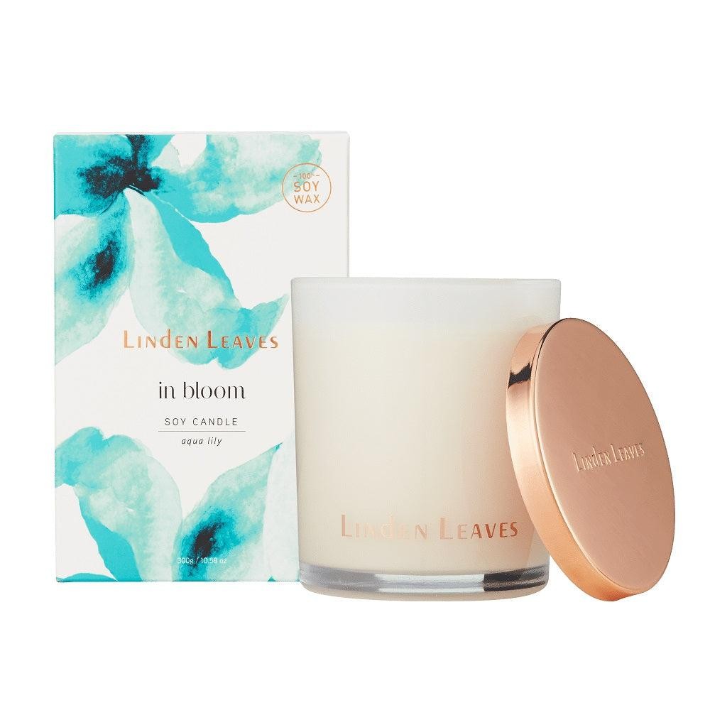Linden Leaves Aqua Lily Soy Candle 300g Linden Leaves Aqua Lily Soy Candle 300g