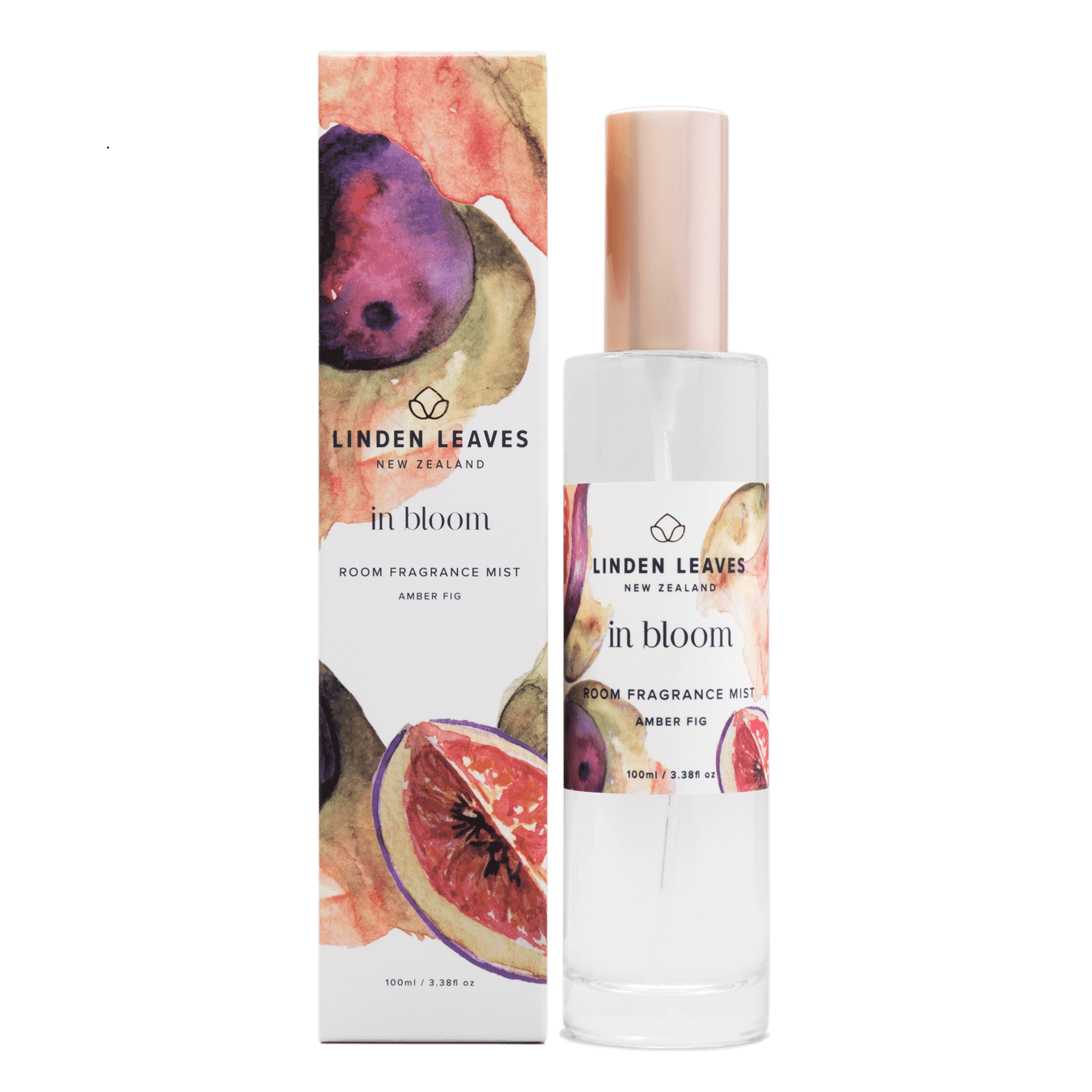 Linden Leaves In Bloom Room Fragrance Mist Amber Fig 100ml Linden Leaves In Bloom Room Fragrance Mist Amber Fig 100ml