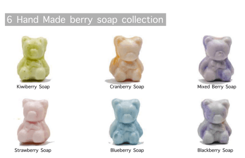 Ini Berry Soap Baby Bear Gift box 26g*6 Ini Berry Soap Baby Bear Gift box 26g*6