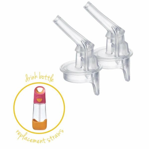 B.Box Drink Bottle Tritan Replacement Straw Tops Pack B.Box Drink Bottle Tritan Replacement Straw Tops Pack