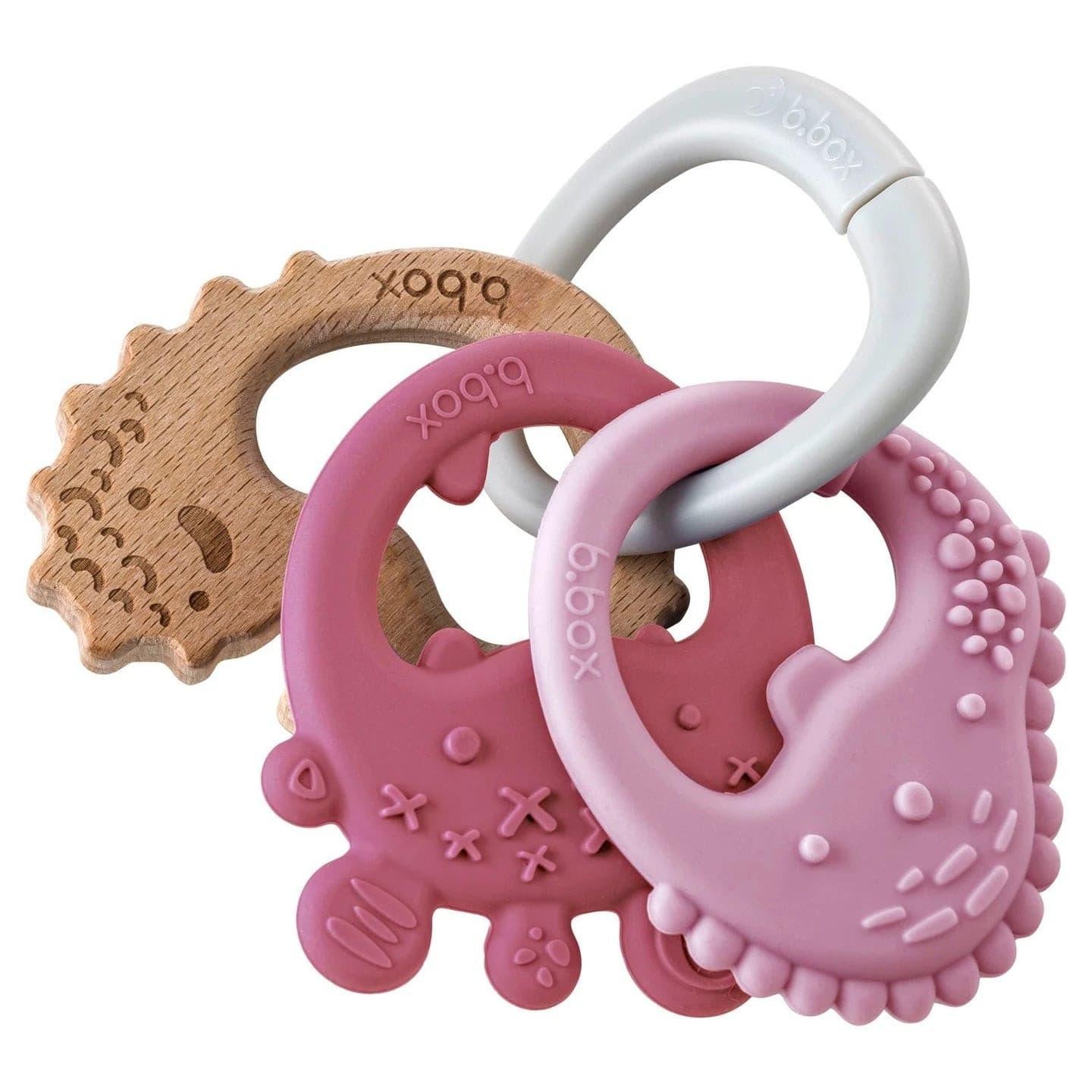 B.Box Trio Teether - Blush Monsters B.Box Trio Teether - Blush Monsters