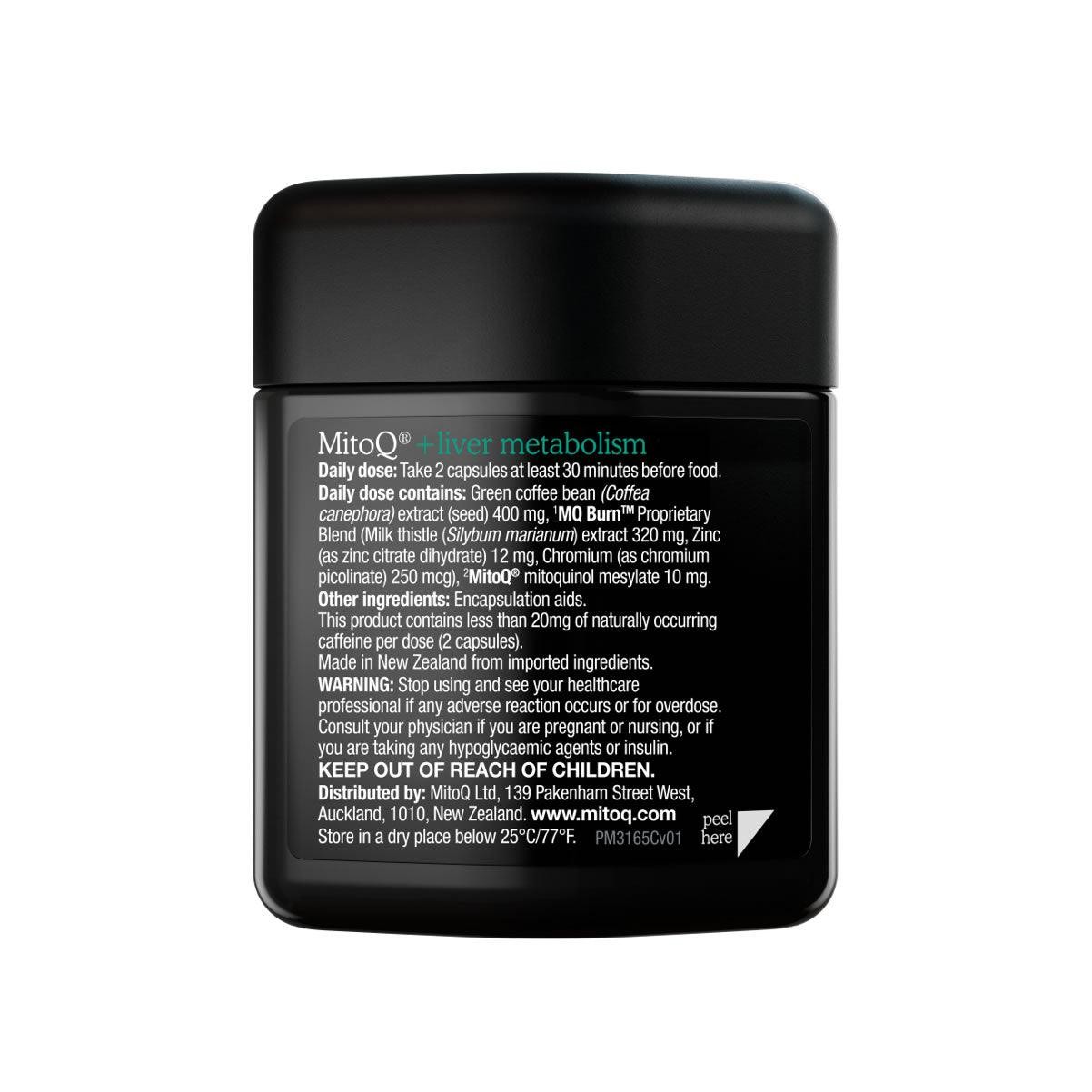 MitoQ Liver Metabolism 60 Capsules MitoQ Liver Metabolism 60 Capsules
