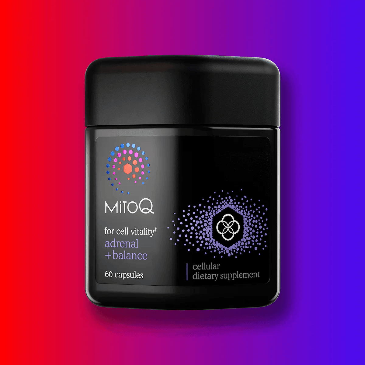 MitoQ Adrenal +Balance 60 Capsules MitoQ 解压胶囊 60粒 缓解情绪 提高脑力