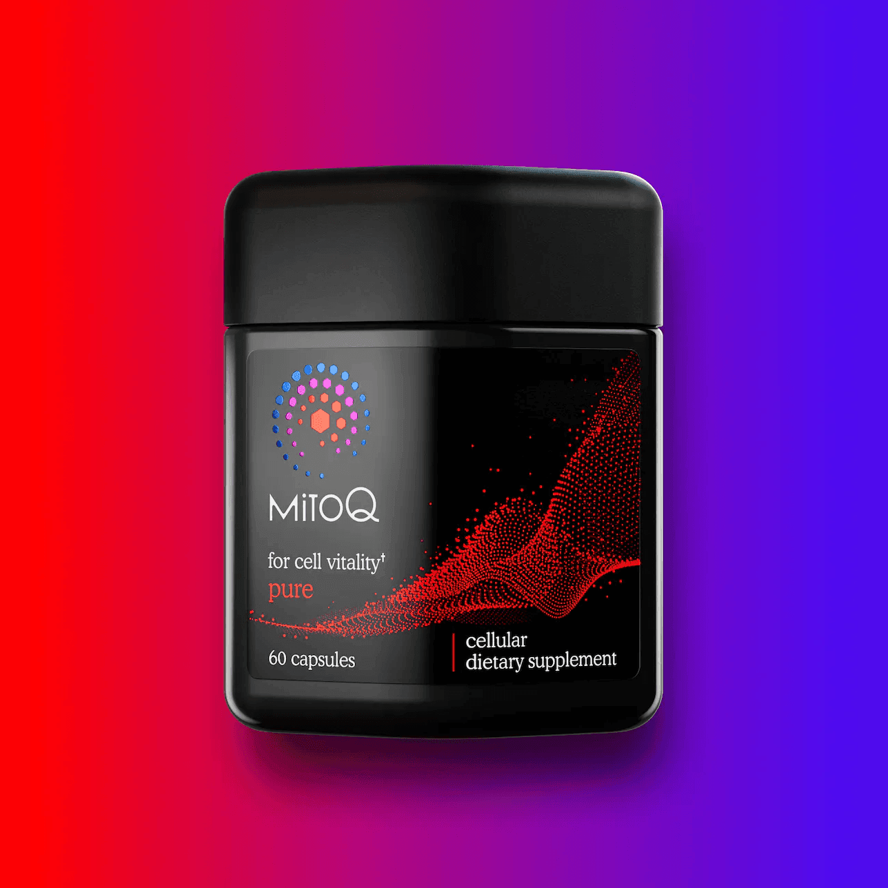 MitoQ Pure 5mg 60 Vege Capsules MitoQ 经典胶囊 60粒 靶向专利