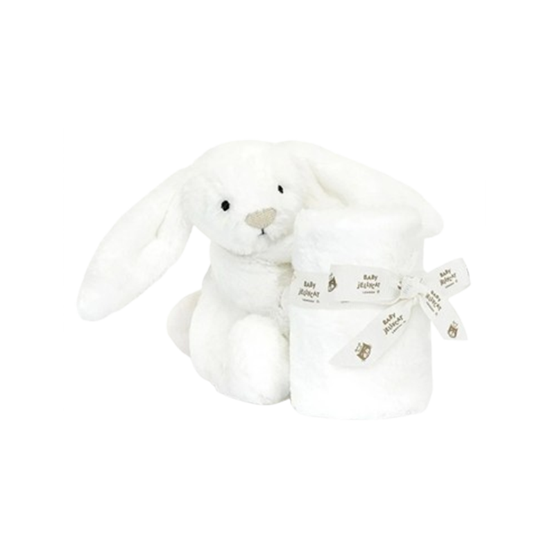 Jellycat Bashful Luxe Bunny Luna Soother 致臻害羞露娜邦尼兔安抚巾 SO4LUN  高34cm x 宽34cm