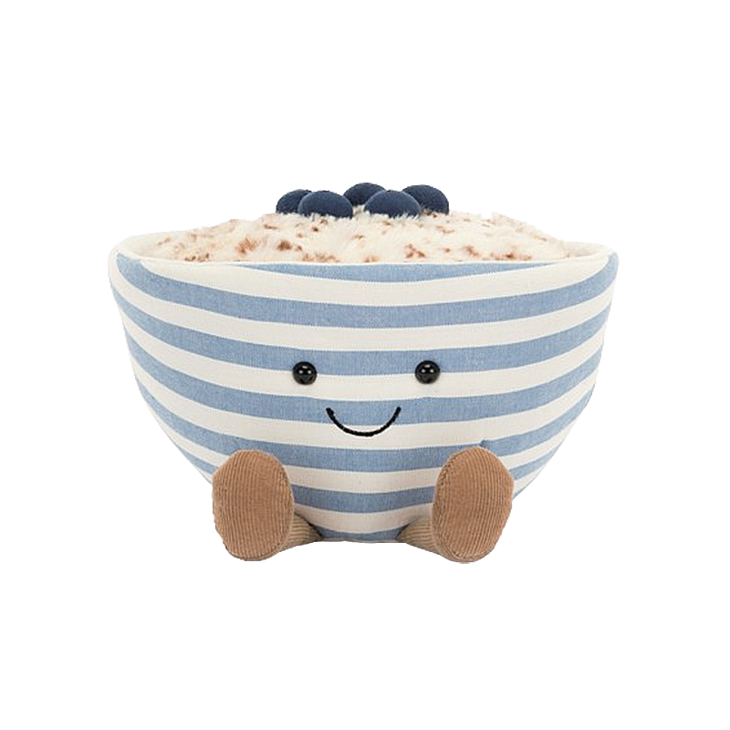 Jellycat Amuseable Oats 趣味燕麦碗 毛绒玩具 A4OAT 高14cm x 宽18cm