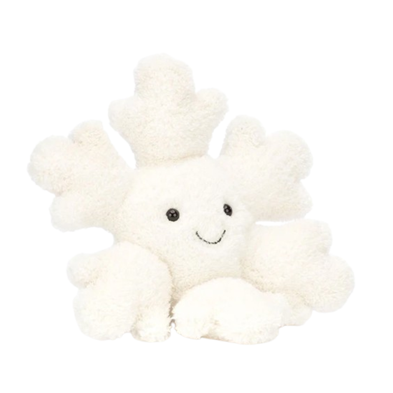 Jellycat Amuseable Snowflake Little 趣味小雪花毛绒玩具 A6SFN 高18cm x 19cm
