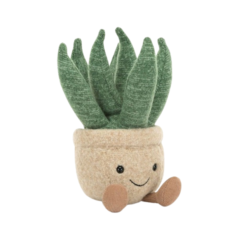 Jellycat Amuseables Aloe 趣味芦荟植物毛绒玩具  Vera Small小号 A6AV 坐高14cm