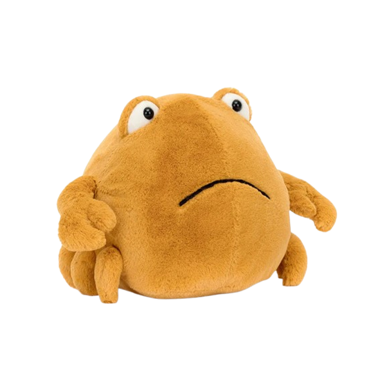 Jellycat Chrissie Crab 克莉斯螃蟹可爱毛绒玩具 CHR3CR 高17cm x 宽18cm
