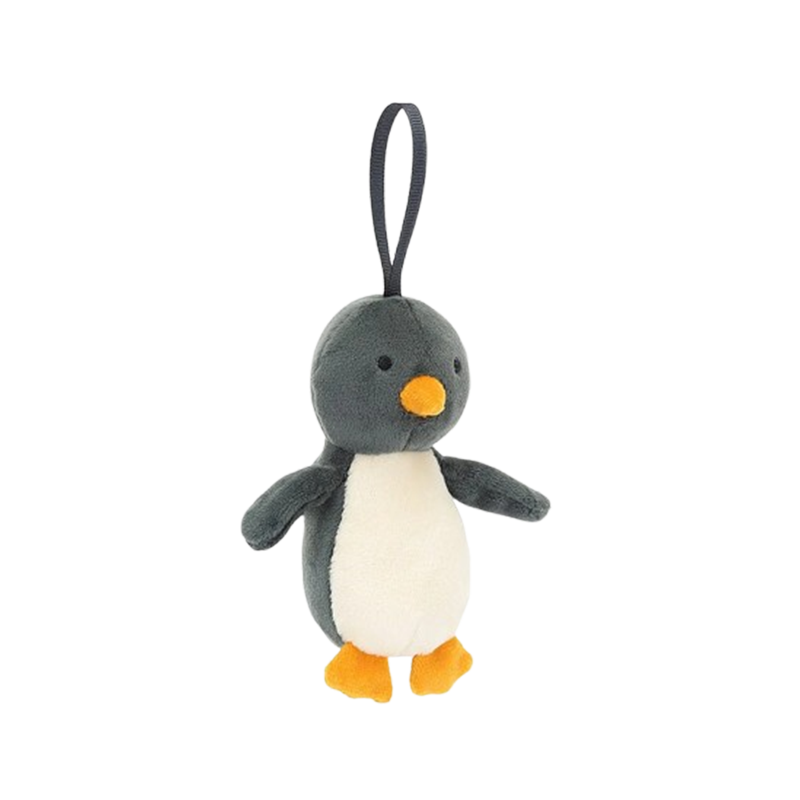 Jellycat Festive Folly Penguin 新品欢乐节庆企鹅柔软毛绒玩具 FFH6PEN 高10cm x 宽4cm