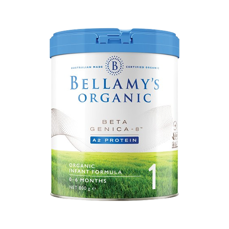 Bellamy's 贝拉米 白金版有机A2蛋白婴幼儿配方奶粉 1段（0-6月） 800g