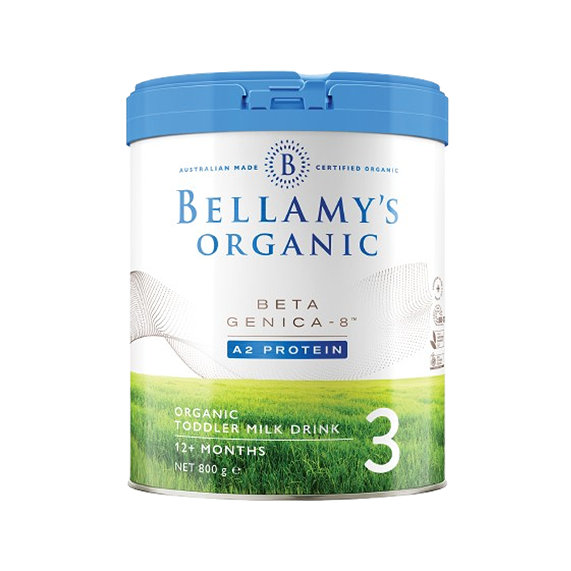 Bellamy's 贝拉米 白金版有机A2蛋白婴幼儿配方奶粉 3段（1-3岁） 800g