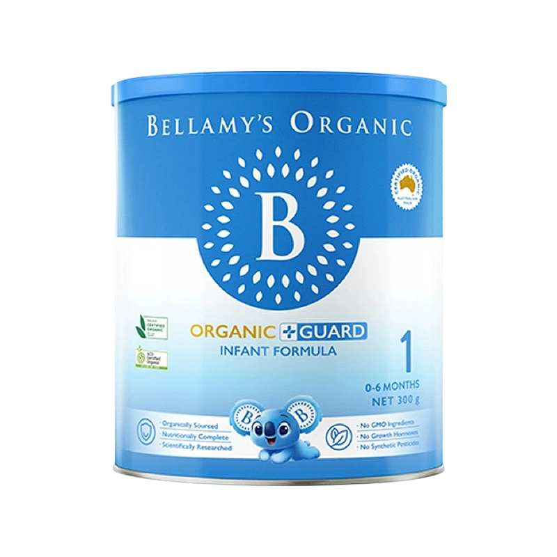 Bellamy's 贝拉米 有机蓝盾 婴儿配方奶粉 1段（0-6个月）300g