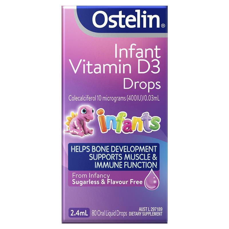 Ostelin奥斯特林宝宝维生素d婴儿儿童维生素vd3滴剂2.4ml