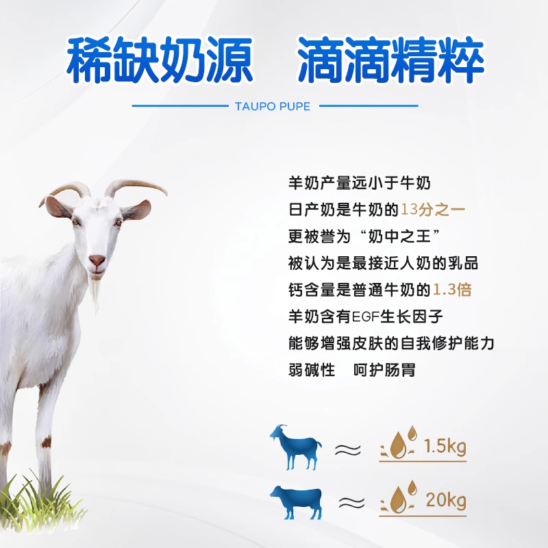 Taupo Pure特贝优羊奶粉400g/罐 三罐装包邮 优惠中 成人羊奶粉